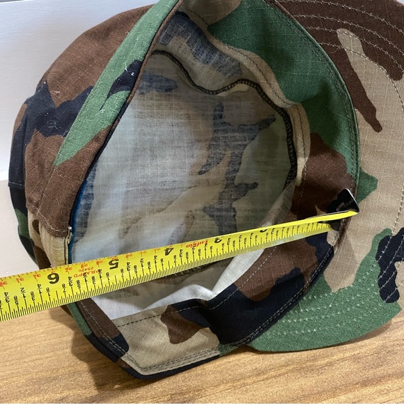 US Military‎ Propper Ripstop BDU Patrol Cap Hat Woodland Camo Size Small - Picture 5 of 5